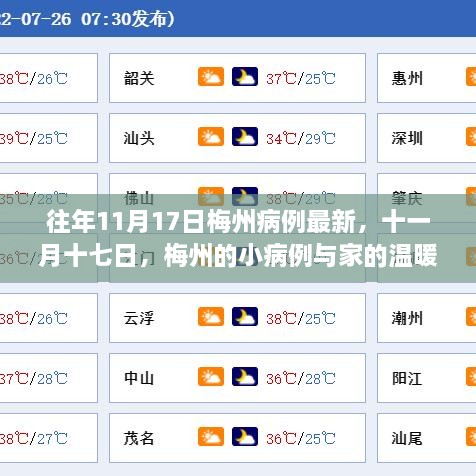 往年11月17日梅州病例最新動(dòng)態(tài)，小病例與家的溫暖故事