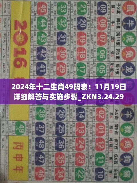 2024年十二生肖49碼表：11月19日詳細(xì)解答與實(shí)施步驟_ZKN3.24.29修訂版