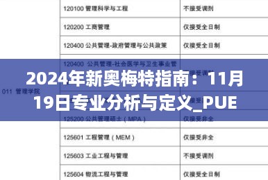 2024年新奧梅特指南：11月19日專業(yè)分析與定義_PUE7.15.57旅行助手版