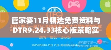 管家婆11月精選免費資料與DTR9.24.33核心版策略實施