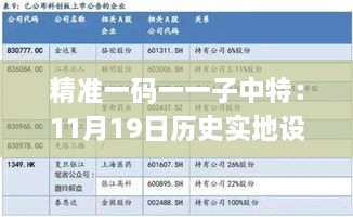 精準(zhǔn)一碼一一子中特：11月19日歷史實地設(shè)計評估分析_IZP4.54.58供給版