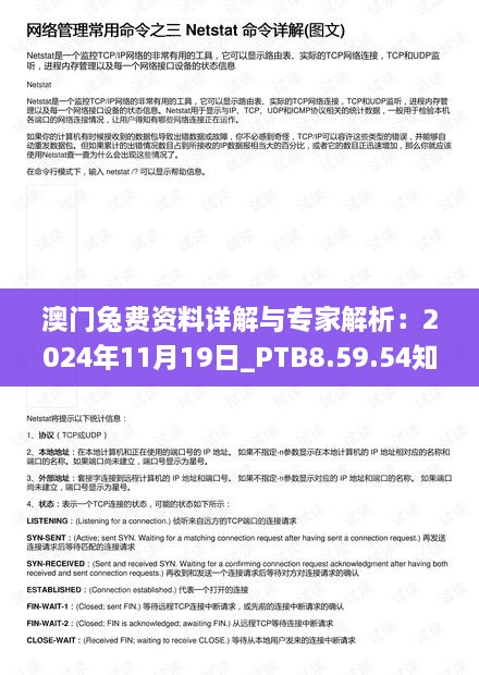 澳門兔費(fèi)資料詳解與專家解析：2024年11月19日_PTB8.59.54知曉版