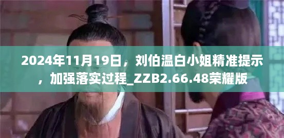 2024年11月19日，劉伯溫白小姐精準(zhǔn)提示，加強(qiáng)落實(shí)過(guò)程_ZZB2.66.48榮耀版