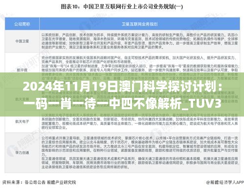 2024年11月19日澳門(mén)科學(xué)探討計(jì)劃：一碼一肖一待一中四不像解析_TUV3.24.24高清版