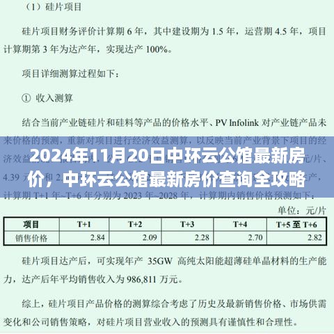 中環(huán)云公館最新房價全攻略，查詢步驟與房價走勢分析（2024年11月版）