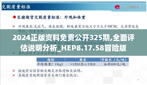 2024正版資料免費(fèi)公開325期,全面評(píng)估說明分析_HEP8.17.58冒險(xiǎn)版