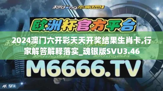 2024澳門六開彩天天開獎結(jié)果生肖卡,行家解答解釋落實_魂銀版SVU3.46