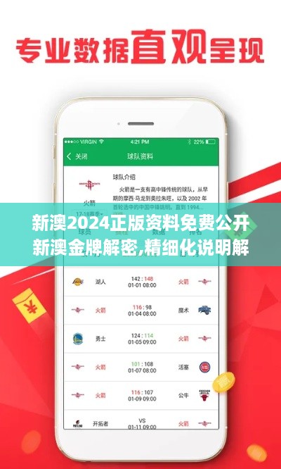 新澳2024正版資料免費公開新澳金牌解密,精細化說明解析_安全版ZNV1.19