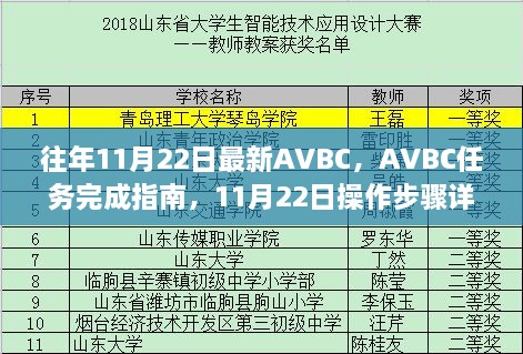 11月22日AVBC任務(wù)完成指南，操作步驟詳解，適合初學(xué)者與進(jìn)階用戶