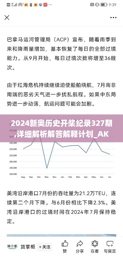 2024新奧歷史開(kāi)槳紀(jì)錄327期,詳細(xì)解析解答解釋計(jì)劃_AKX7.41