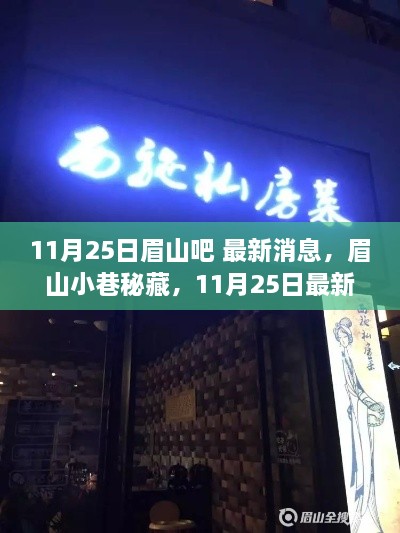 眉山小巷探秘，特色小店的奇遇最新消息