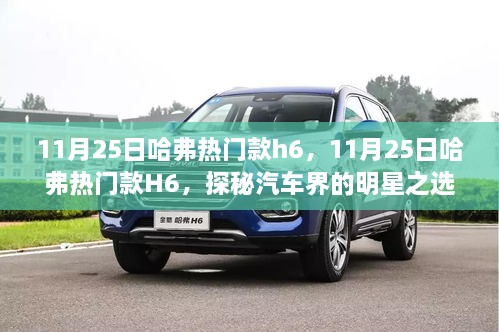 探秘汽車(chē)界的明星之選，哈弗熱門(mén)款H6深度解析