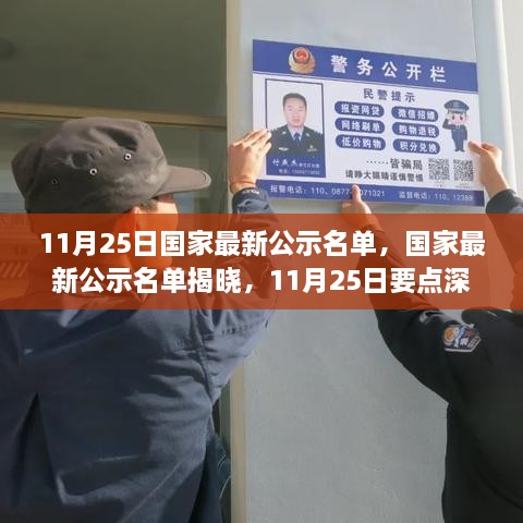 11月25日國(guó)家最新公示名單，國(guó)家最新公示名單揭曉，11月25日要點(diǎn)深度解讀