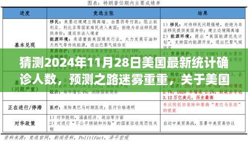 迷霧中的預(yù)測，美國未來確診人數(shù)探討與2024年11月28日猜測數(shù)據(jù)