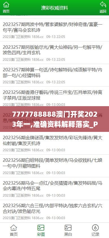 7777788888澳門開獎2023年一,準確資料解釋落實_Premium5.476