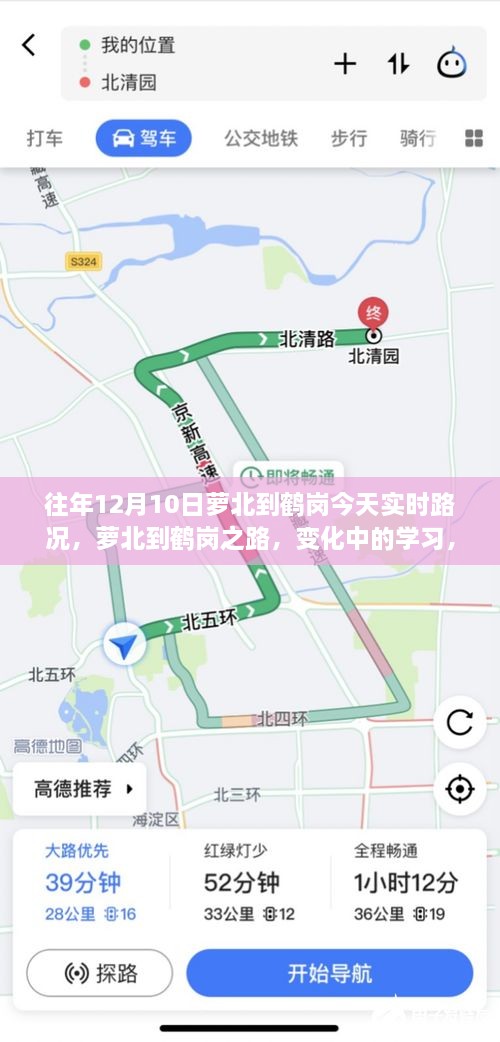 蘿北至鶴崗之路，實(shí)時(shí)路況下的學(xué)習(xí)與力量之旅