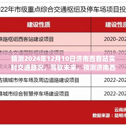 駕馭未來，預(yù)測濟(jì)南西客站交通路況變化，智慧之旅開啟新征程