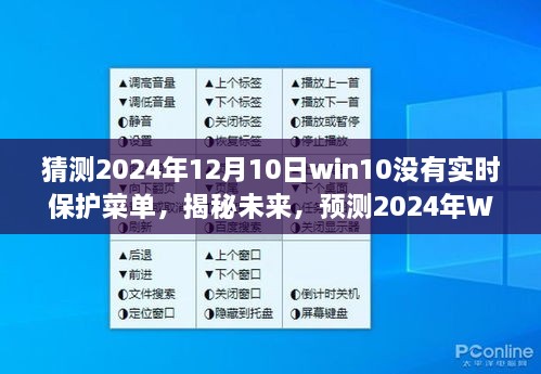 揭秘預(yù)測，2024年Windows 10系統(tǒng)更新后實時保護(hù)菜單何去何從？未來趨勢分析。