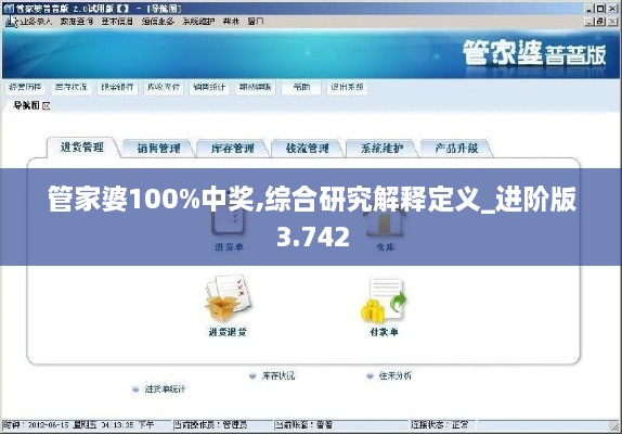 管家婆100%中獎,綜合研究解釋定義_進階版3.742