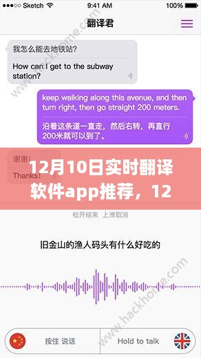 最新熱門實(shí)時(shí)翻譯軟件App推薦與深度分析（12月10日版）