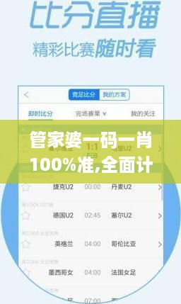 管家婆一碼一肖100%準(zhǔn),全面計(jì)劃執(zhí)行_V3.478