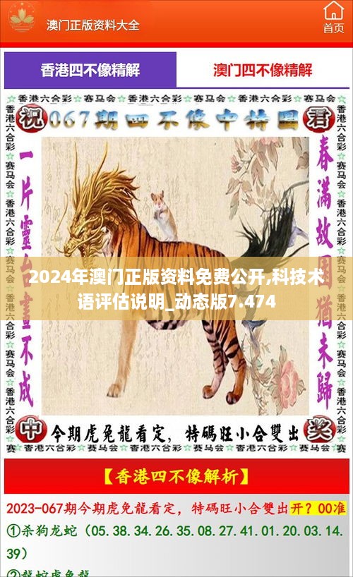 2024年澳門正版資料免費(fèi)公開,科技術(shù)語評(píng)估說明_動(dòng)態(tài)版7.474