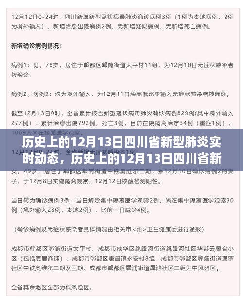 歷史上的12月13日四川省新型肺炎實時動態(tài)及其深遠影響