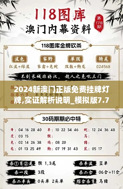 2024新澳門正版免費掛牌燈牌,實證解析說明_模擬版7.792