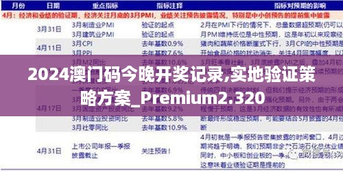 2024澳門碼今晚開獎記錄,實(shí)地驗(yàn)證策略方案_Premium2.320