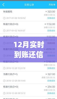 12月實時到賬，高效管理信用卡欠款，輕松還信用卡