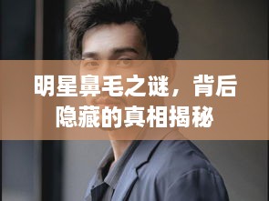 明星鼻毛之謎，背后隱藏的真相揭秘