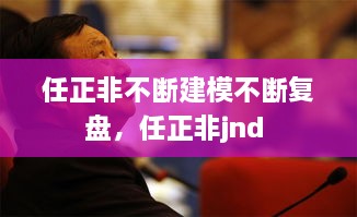 任正非不斷建模不斷復盤，任正非jnd 