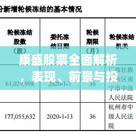 康盛股票全面解析，表現(xiàn)、前景與投資考量指南