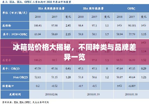 冰箱貼價(jià)格大揭秘，不同種類(lèi)與品牌差異一覽