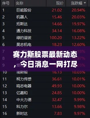 賽力斯股票最新動態(tài)，今日消息一網(wǎng)打盡！