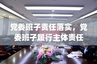 黨委班子責(zé)任落實(shí)，黨委班子履行主體責(zé)任的建議 