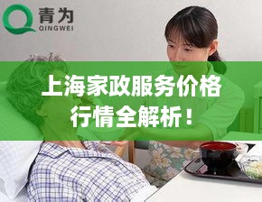 上海家政服務(wù)價(jià)格行情全解析！