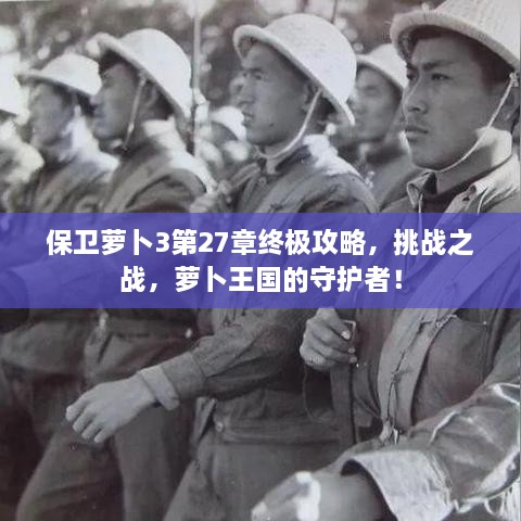 保衛(wèi)蘿卜3第27章終極攻略，挑戰(zhàn)之戰(zhàn)，蘿卜王國的守護(hù)者！