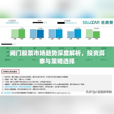 閥門股票市場趨勢深度解析，投資洞察與策略選擇